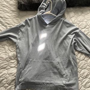 Blue lightweight hoodie